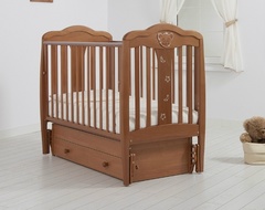 Кровать детская К-2006- 2м "Мишель" маятник универсальный (орех)