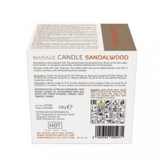 Массажная свечка с ароматом Сандала. 130 гр.
