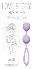 Сиреневые вагинальные шарики Diaries of a Geisha - 