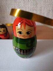 Матрешки -елочные украшения