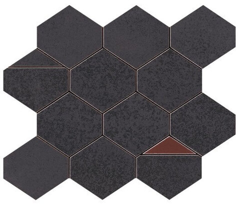 ATLAS CONCORDE BLAZE IRON MOSAICO NEST 25.8x29.4