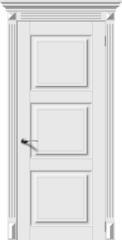 Межкомнатная дверь Трио / Цвет Белый / Двери Верда