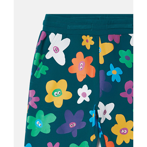 Брюки Stella McCartney Kids Smiley Flowers