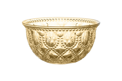 Набор салатников 4шт 400мл WD Lifestyle Dubai янтарный