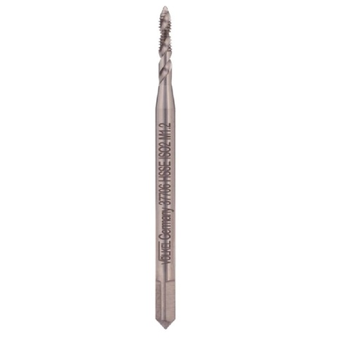 Метчик М 1,2х0,25 (Машинный, винт.) DIN371 HSSE 6h C/2-3P R35 40мм a=2,1 Volkel 37706