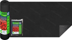 Укрывной материал, спанбонд "Мульча" черная, плотность 60г/м2, 10 х 3.2 м, СпанЛюкс 60