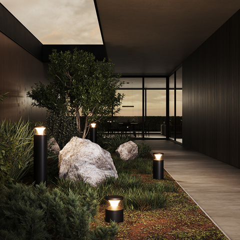 Ландшафтный светодиодный светильник Maytoni Pyro O496FL-L21B3K1