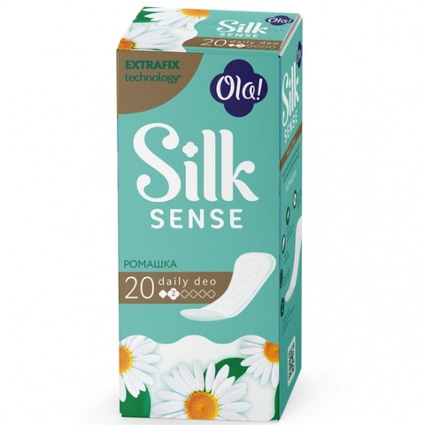 Прокладки ежедн OLA! Silk Sense Light Ромашка 20 шт РОССИЯ