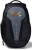 Картинка рюкзак городской Under Armour Hustle 5.0 Backpack черно-серый - 1