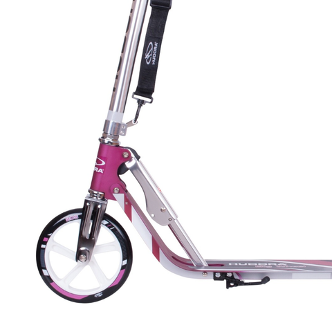 Двухколесный самокат Hudora Big Wheel 205 magenta/silver