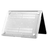 Чехол Hardshell Case для MacBook Air 13.6'' М2 (2022) А2681 (Прозрачный с блестками)