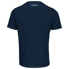 Детская теннисная футболка Head Club Carl T-shirt JR - dark blue