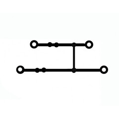 Клемма c двумя замкнутыми уровневая 0,2-4 mm2/32A/1000V