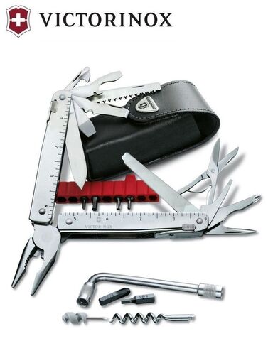 Мультитул Victorinox SwissTool CS Plus, 115 mm, 37 функций, нейлоновый чехол (3.0338.N)