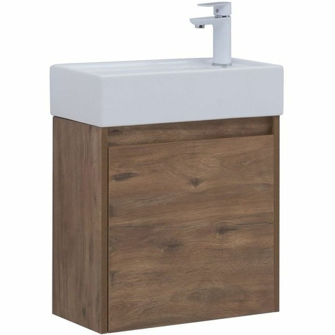 Aquanet 302521 Тумба с раковиной Nova Lite 50 1 дв. цв. дуб рустикальный (302521)