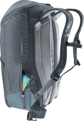 Картинка рюкзак городской Deuter Rotsoord 25+5 Graphite-Shale - 7
