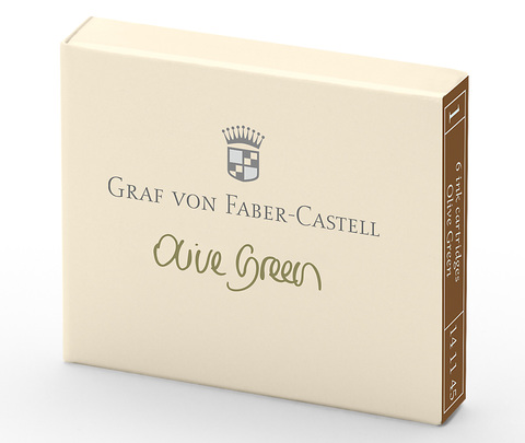 Картриджи с чернилами Graf von Faber-Castell Olive Green (141115)