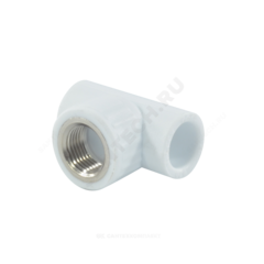 Тройник PP-R комбинированный белый Дн 32х1" ВР VALFEX 10127032