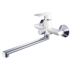 Смеситель для ванны HAIBA HB22505-8 хром-белый