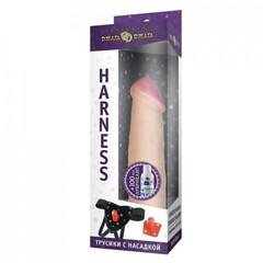 Комплект HARNESS № 62 (трусики с насадкой из киберкожи)
