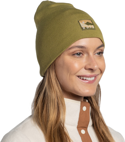 Картинка шапка вязаная Buff Hat Knitted Long Moss - 2