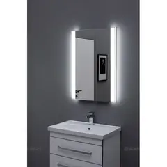 Aquanet 196657 Зеркало Форли 6085 с LED подсветкой, 600х850x32 мм, инфракрасный выключатель (196657) фото