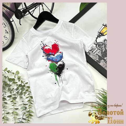 Футболка хлопок д (9-12) 250515-W4084