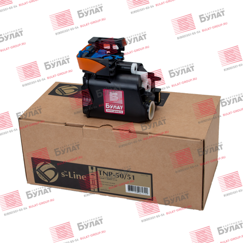 Тонер-картридж БУЛАТ s-Line TNP-50Y, TNP-51Y для Konica Minolta bizhub C3100 (Жёлтый, 5000 стр.), универсальный
