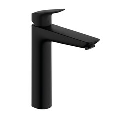 Hansgrohe Logis 71090670 Высокий смеситель для раковины (чёрный матовый) фото