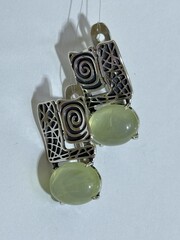 Вергина (серьги из серебра)