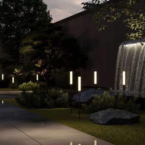 Грунтовый светодиодный светильник Elektrostandard Invi 35155/F черный