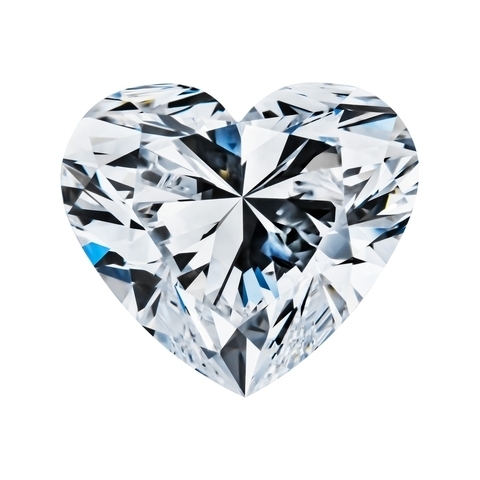 Бриллиант сердце бесцветный DEF VS1 2.010 карат 8.70x8.28 мм CGL