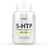 5-Гидрокситриптофан с Магнием и Витаминами В6 и В12, 5-HTP with Magnesium and Vitamin B, 1Win, 60 капсул 1