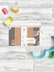 Набор платочков-слюнявчиков Mjölk Улитки