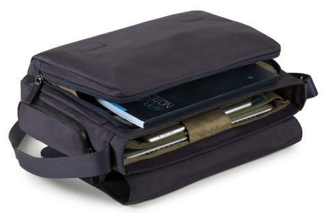 Сумка Piquadro Brief, чёрный, кожа натуральная/ткань (CA1592BR/N)