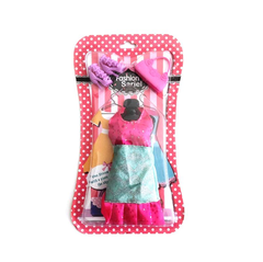 Модное платье и аксессуары для куклы 29 см  (платье, обувь, сумочка)