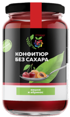 Конфитюр Вишня и Абрикос / без сахара / 350 г / IT'S YOURS