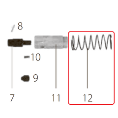 Запчасть №12 для FDPAG-H8. Возвратная пружина