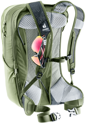 Картинка рюкзак велосипедный Deuter Race Air 14+3 Mineral/Grove - 5