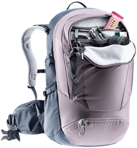 Картинка рюкзак велосипедный Deuter Trans Alpine 28 SL Lavender/Ink - 3