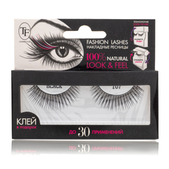 TF Накладные ресницы Fashion Lashes 107 черный