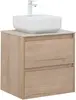 Aquanet 287901 Компл.2 - Тумба Nova Lite 60 2 ящ. цв. дуб крафт (287901)