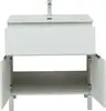 Aquanet 274117 Тумба с раковиной Алвита new 80 напольная 1 ящ., 2 дв.цв.белый матовый (274117)
