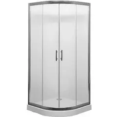 Aquanet NAA2142 Компл.1 - NAA2142 Душевая шторка Alfa (900х900х2000) стекло прозрачное хром (R480) (168415) фото