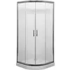 Aquanet NAA2142 Компл.1 - NAA2142 Душевая шторка Alfa (900х900х2000) стекло прозрачное хром (R480) (168415)
