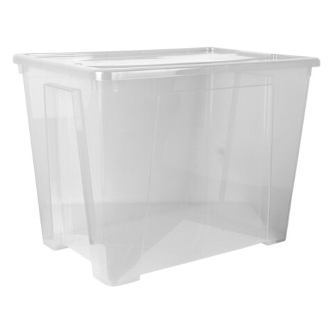 Контейнер с крышкой прозрачный 65 л
