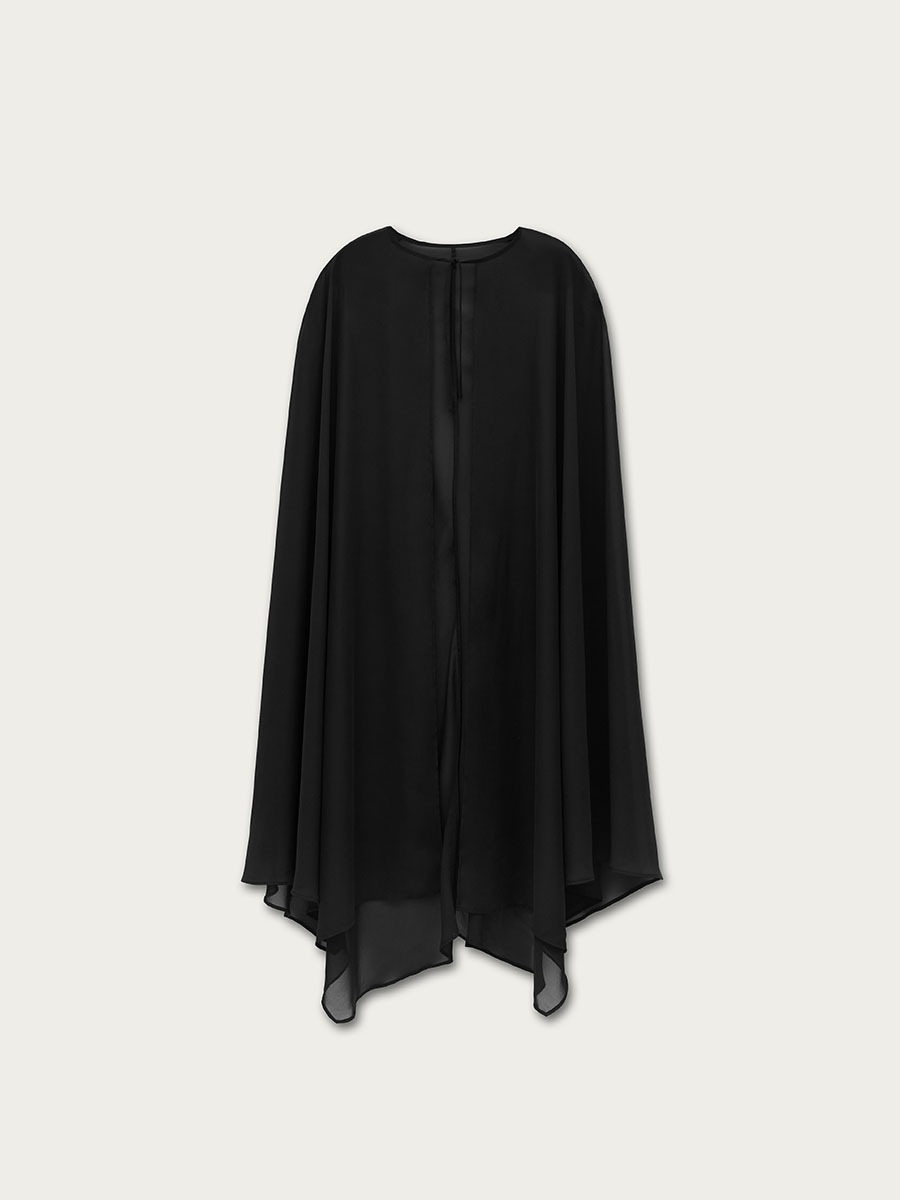 

Блуза Марла полупрозрачная, Черный