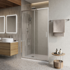 BelBagno LUCE-BF-1-100-C-Cr LUCE-BF-1-100-C-Cr Душевая дверь фото