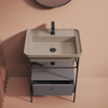 ArtCeram Fuori scala ACA056 56 Консоль, Artceram, Fuori scala, для прямоугольной раковины 600 мм, цвет-moka