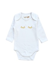 Боди White Реснички